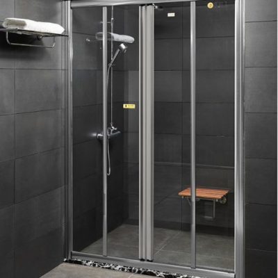 Phòng kính tắm cánh cửa lùa kính cường lực 10mm Phòng kính tắm cánh cửa lùa kính cường lực 10mm