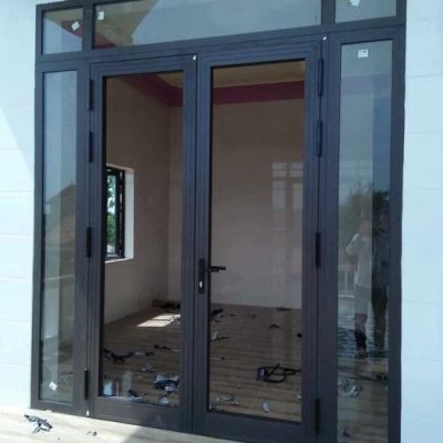 Cửa đi 2 cánh mở quay kết hợp vách fix