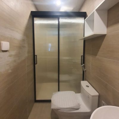 Cửa lùa không ray 2 cánh dùng ngăn phòng wc Cửa lùa không ray 2 cánh dùng ngăn phòng wc