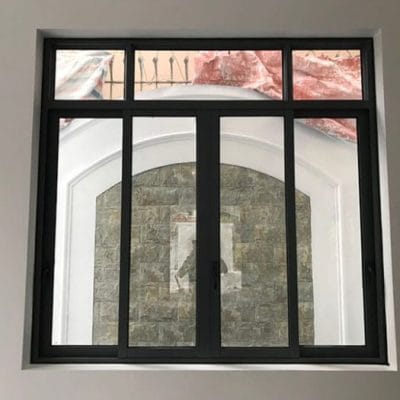 Cửa sổ mở trượt 4 cánh nhôm Xingfa Cửa sổ mở trượt 4 cánh nhôm Xingfa