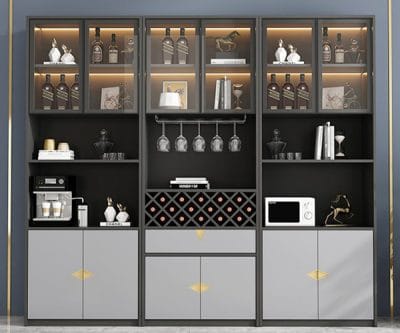 Tủ rượu âm tường đẹp cho thiết kế nội thất phòng bếp