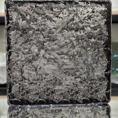 Gạch kính xám khói hình vuông 150x150x50mm AVSING