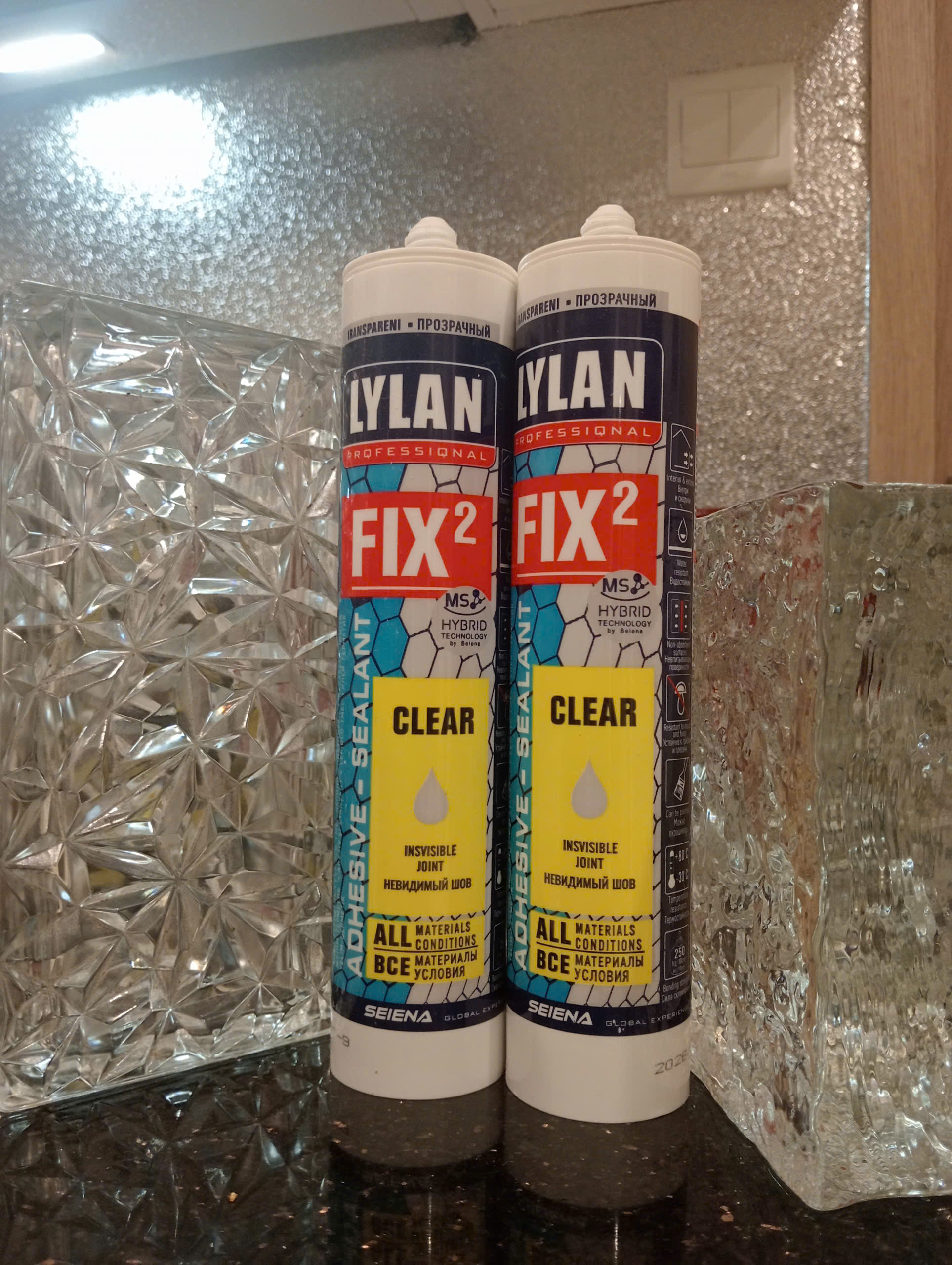 Keo siêu kết dính FIX2 CLEAR màu trong suốt