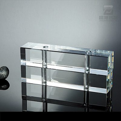 Gạch kính trong suốt có lỗ ngắn 200x100x50mm AVSING