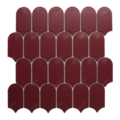 5 mẫu Gạch Mosaic vân tay vòm cong