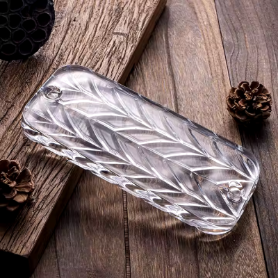 Gạch kính treo họa tiết lá cỏ AVSING