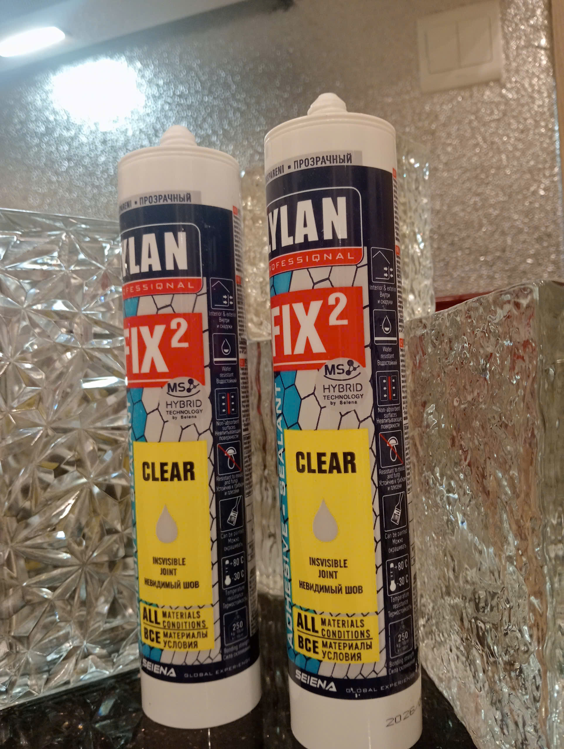 Keo dán gạch kính Lylan Clear Fix 2 siêu trong siêu dính Keo dán gạch kính Lylan Clear Fix 2 siêu trong siêu dính