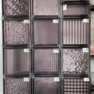 Bộ sưu tập các mẫu gạch kính màu cam khối rỗng AVSING