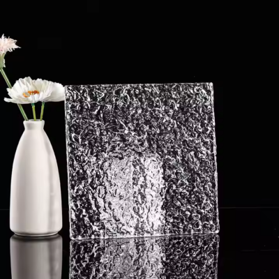 Gạch kính treo màu xanh nước biển 200x200x15mm AVSING