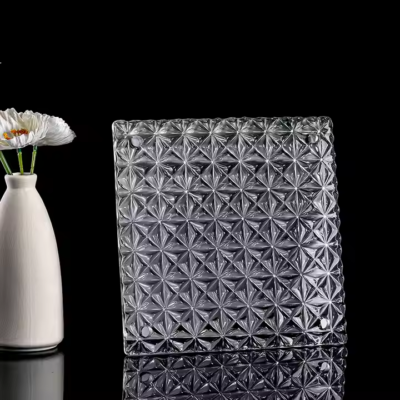 Gạch kính treo màu xanh nước biển 200x200x15mm AVSING