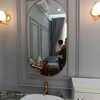 Gương Oval mạ vàng Gương Oval mạ vàng