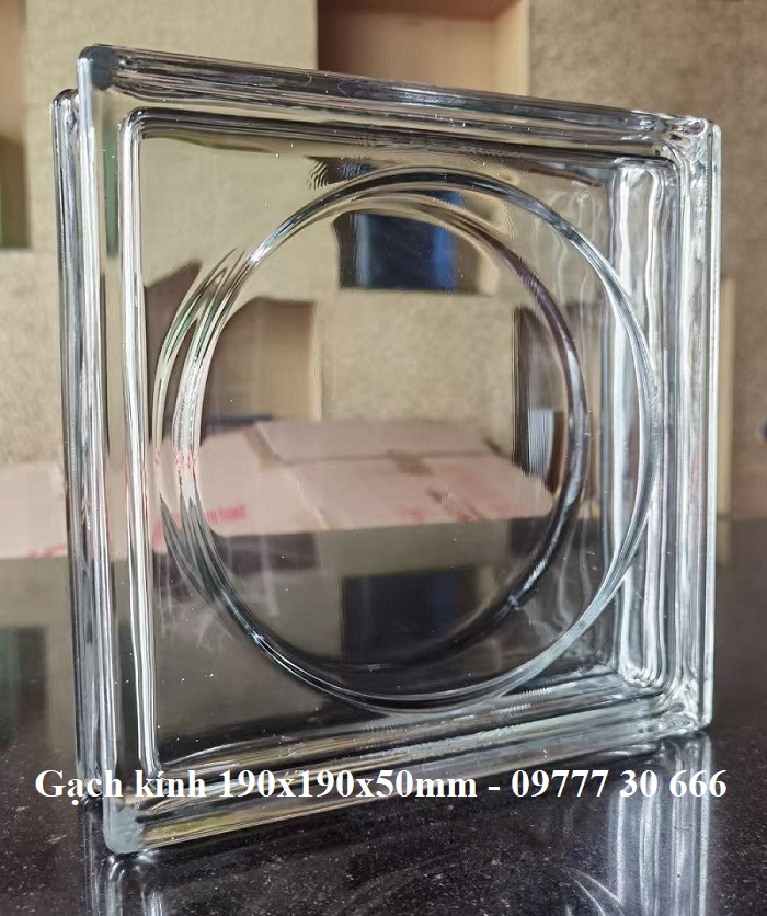 Gạch kính mặt trời khối rỗng 190x190x50mm AVSING Gạch kính mặt trời khối rỗng 190x190x50mm AVSING